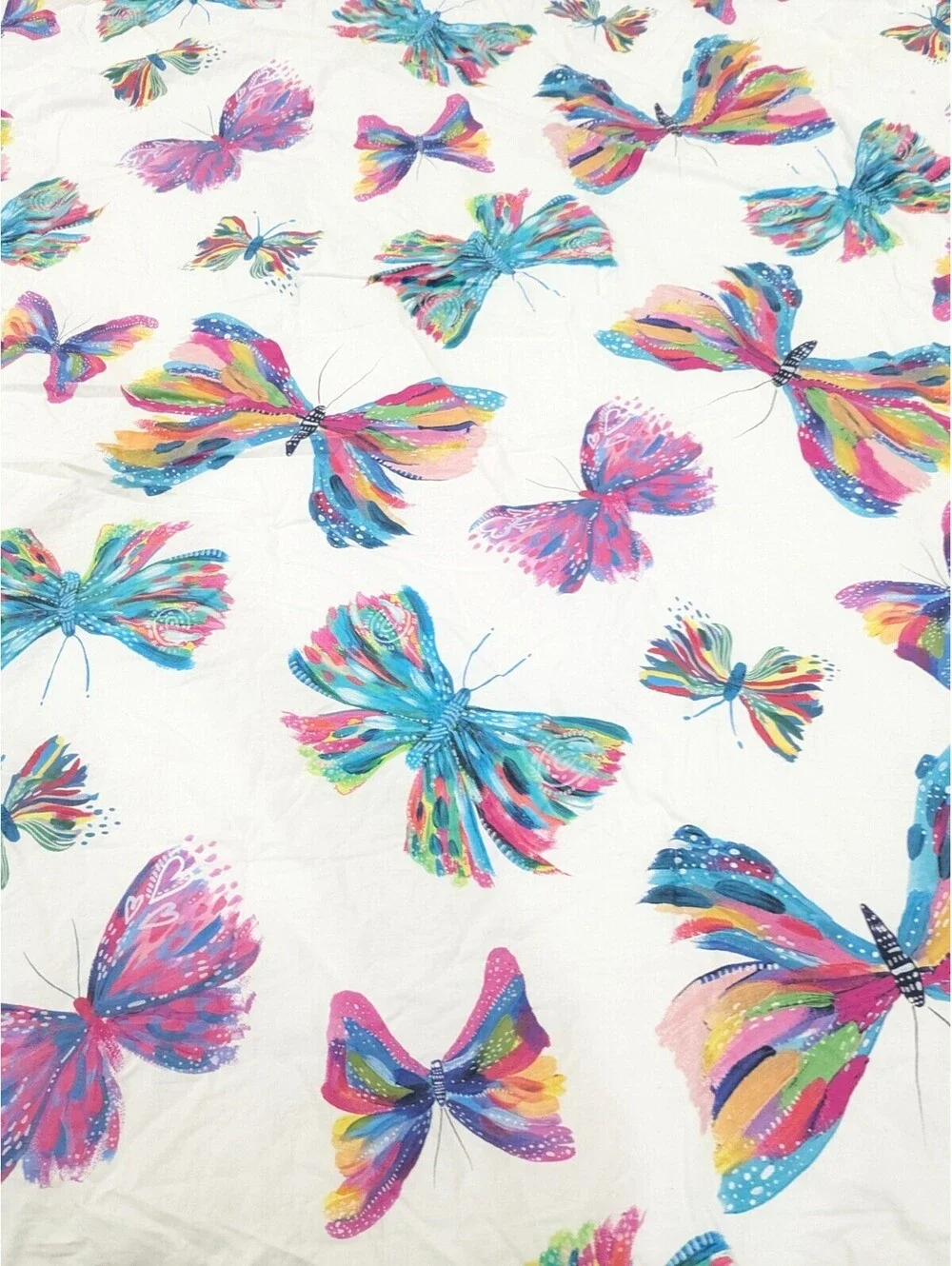 Pottery Barn Kids Etta Vee Butterfly Full Queen Comforter blanket watercolor